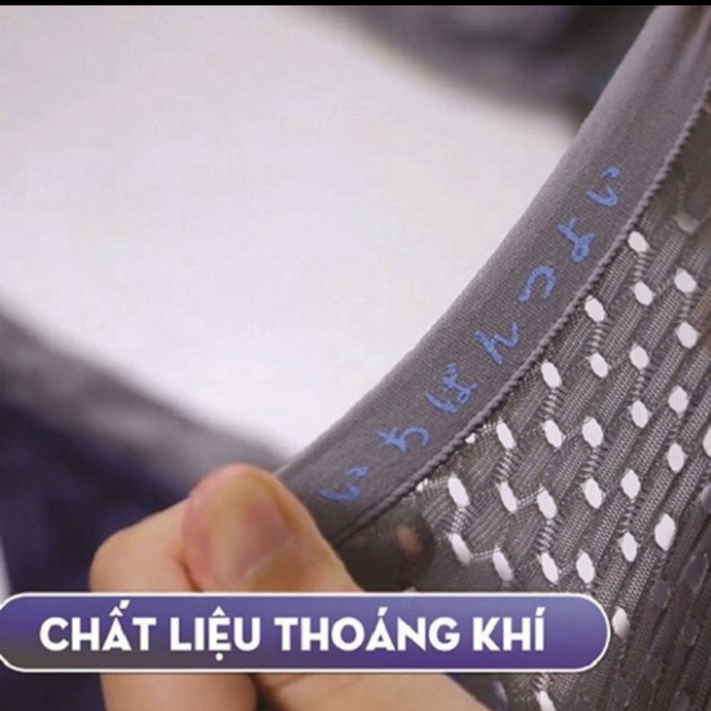 Hộp 4 Quần lót chéo thông hơi xuất Nhật cao cấp co giãn 4 chiều, chất siêu mát