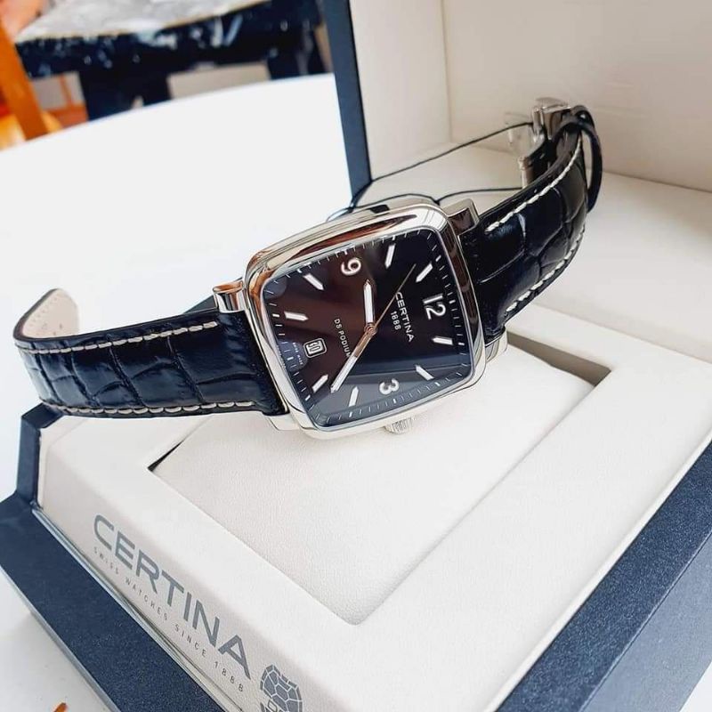 ĐỒNG HỒ NAM CERTINA DS PODIUM C025.510.16.057.01 MẶT VUÔNG THANH LỊCH
