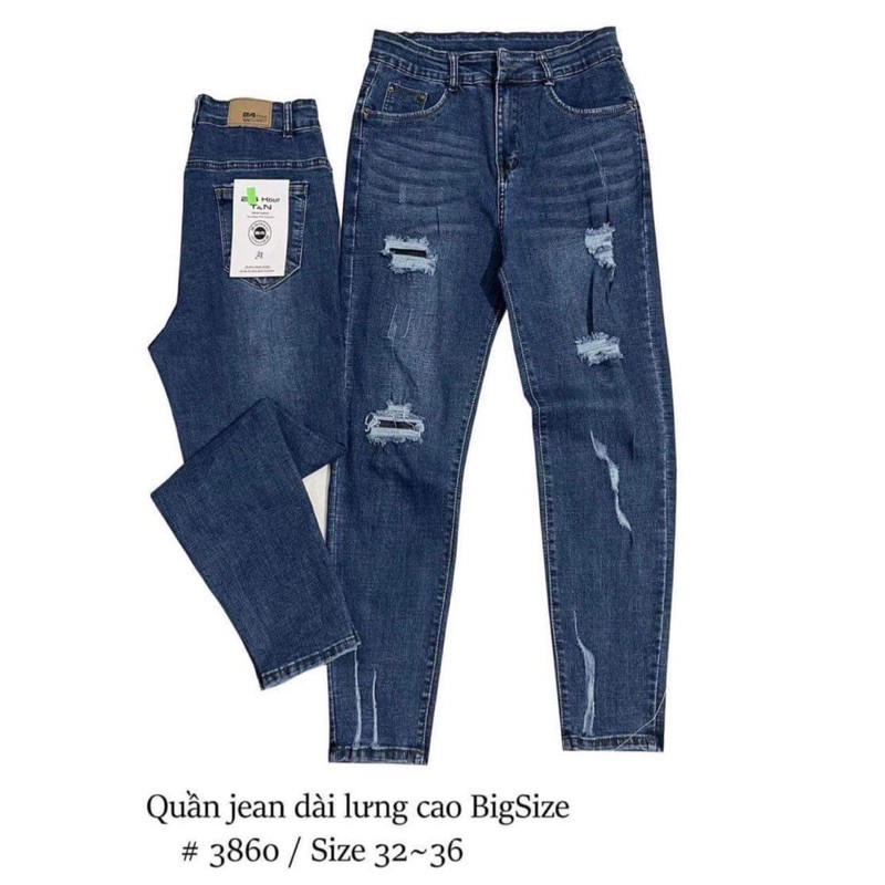 Jean nữ bigsize 32-36/đại 60kg - 95kg | BigBuy360 - bigbuy360.vn