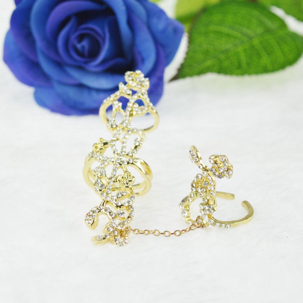 Nhẫn Hợp Kim Đính Đá Kiểu Dáng Thời Trang