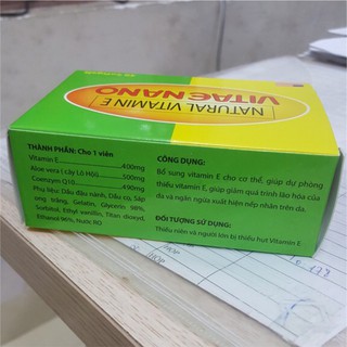 ✅ (CHÍNH HÃNG) VITAE NANO BỔ SUNG VITAMIN E