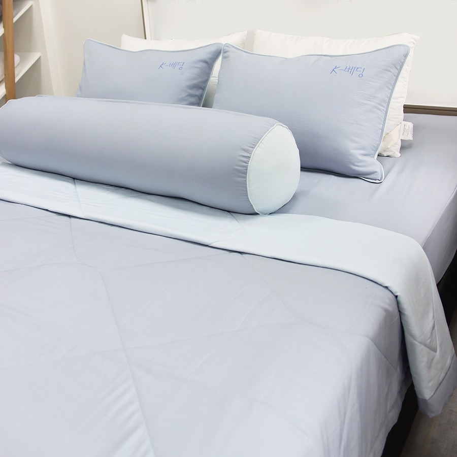 Chăn hè Hàn Quốc Silky K-Bedding By Everon Xám KSS107