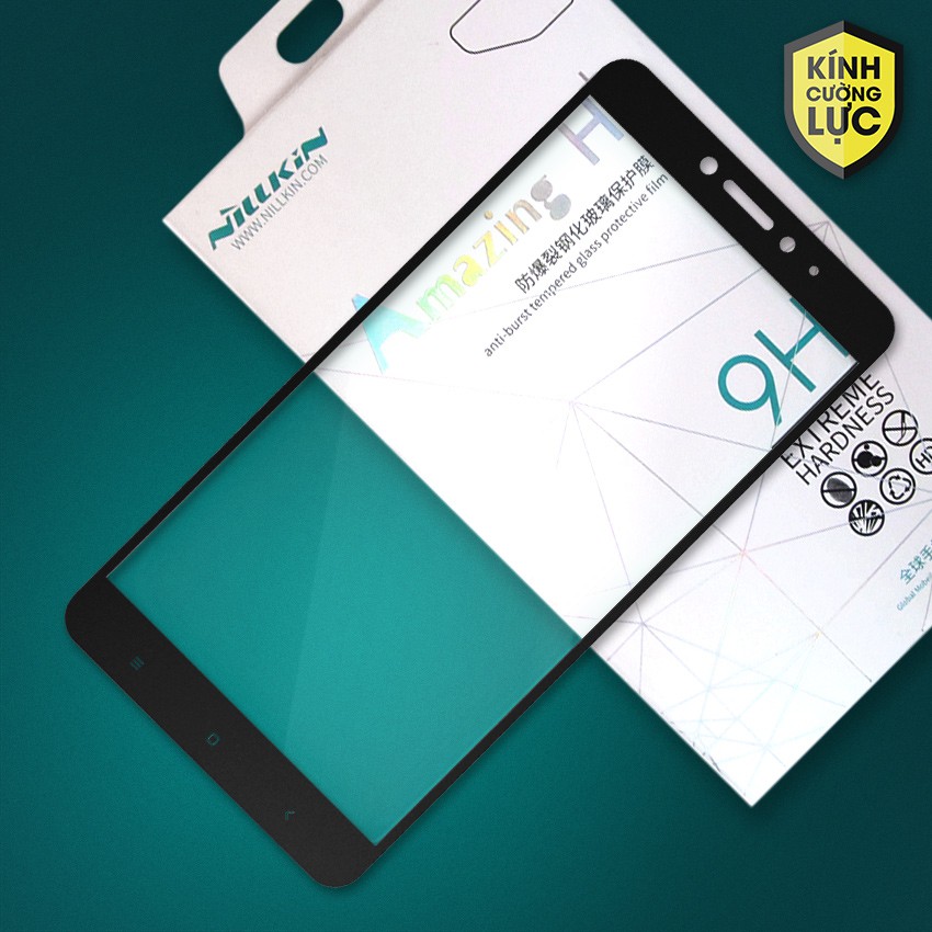 Cường lực Xiaomi Mi Max 2 hiệu Nillkin Full LCD Đen