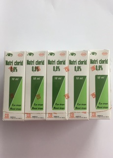 Nước muối sinh lý 10 lọ