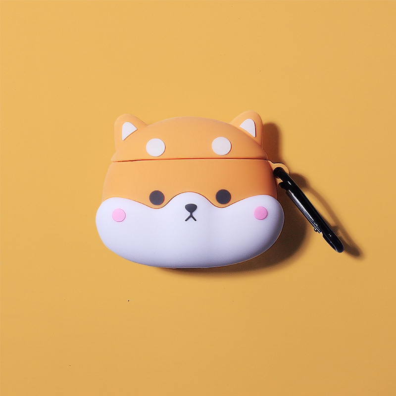 🔥Case Airpods1-2-Pro Bảo Vệ Tai Nghe Hình Chó Shiba Vàng 🔥 Case Airpods Pro Siêu Dễ Thương