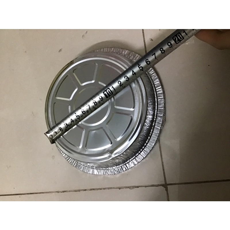 30 Khay giấy bạc nồi chiên không dầu 19cm x 4cm