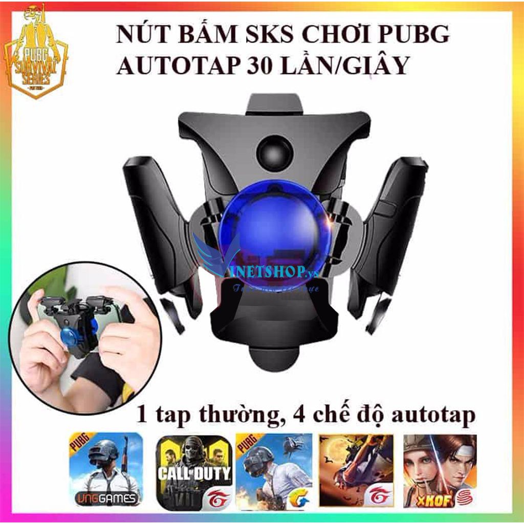 Nút bấm cơ SKS tự động autotap 30 lần/giây cực khủng, chơi game PUBG, Call of Duty, ROS, Free Fire -dc3978