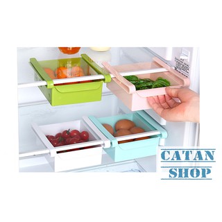Combo 2 khay phụ, ngăn, khay kéo tủ lạnh nhựa, khay đựng đồ tiện dụng xinh xắn GD84-KTLNhua-2