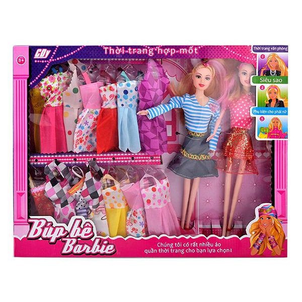 Bộ thời trang cao cấp búp bê Barbie