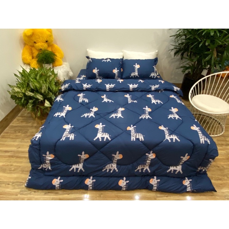 Chăn phao trần bông mùa đông dày loại 1 siêu ấm kích thước 1m8x2m