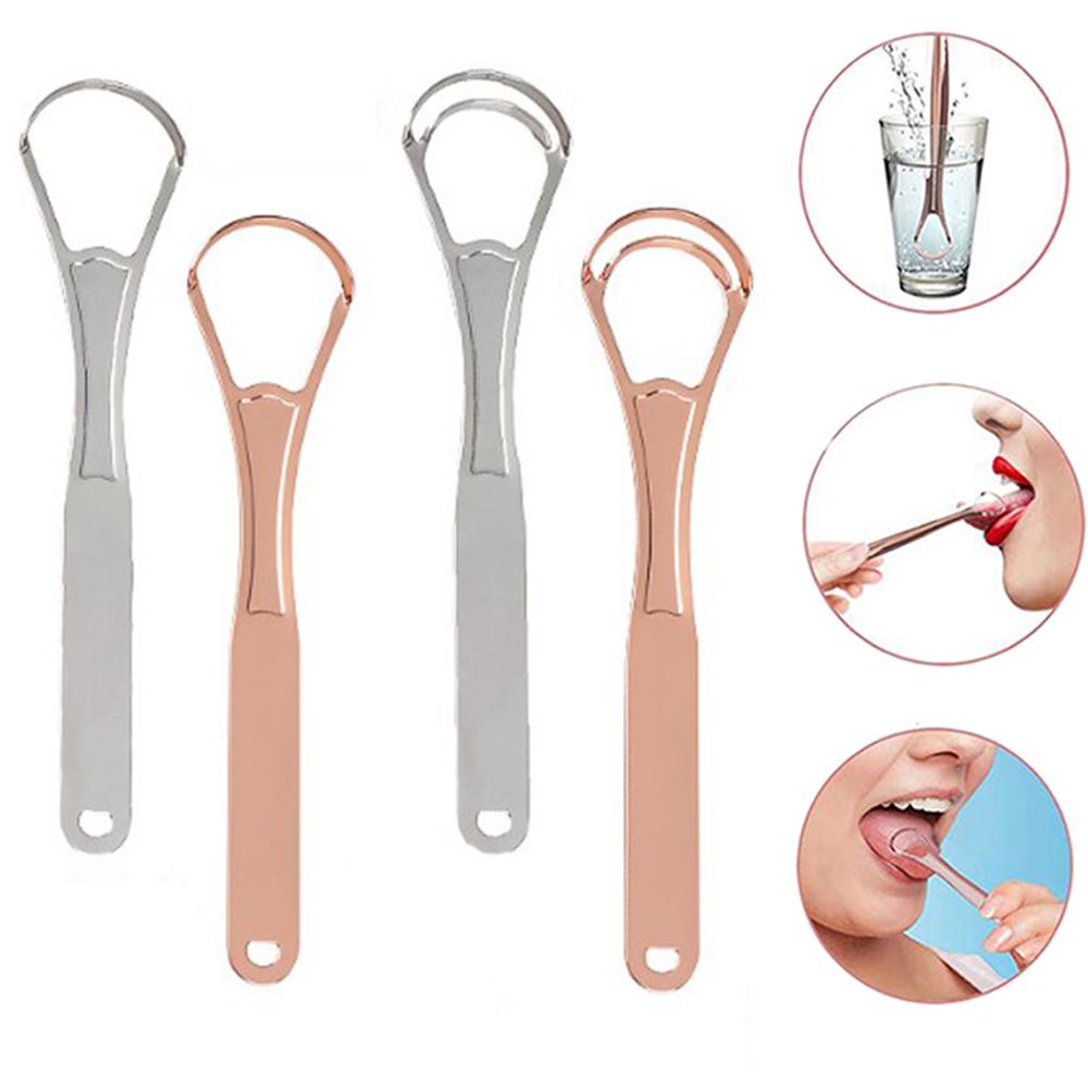 Somedayzl Dụng Cụ Cạo Lưỡi Bằng Thép Không Gỉ Hai Lớp Thoáng Khí Thân Thiện Với Môi Trường Chăm S