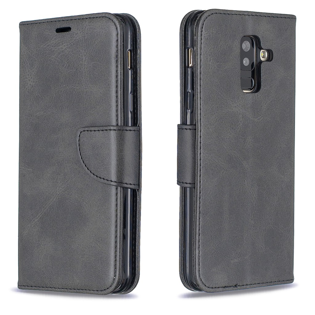 Bao da điện thoại tích hợp ngăn đựng thẻ kiểu dáng retro cho Samsung A6 A8 2018 plus | BigBuy360 - bigbuy360.vn