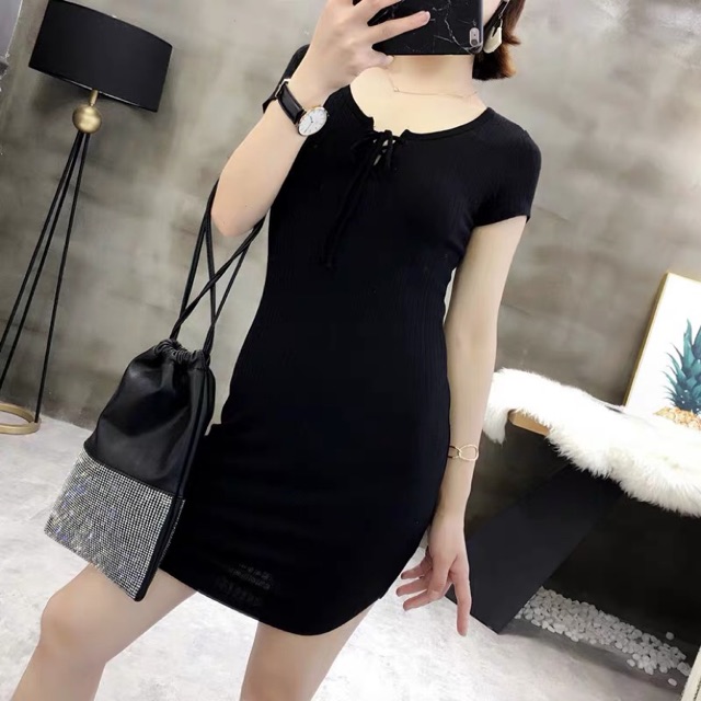 Váy thun body Bozzolo
