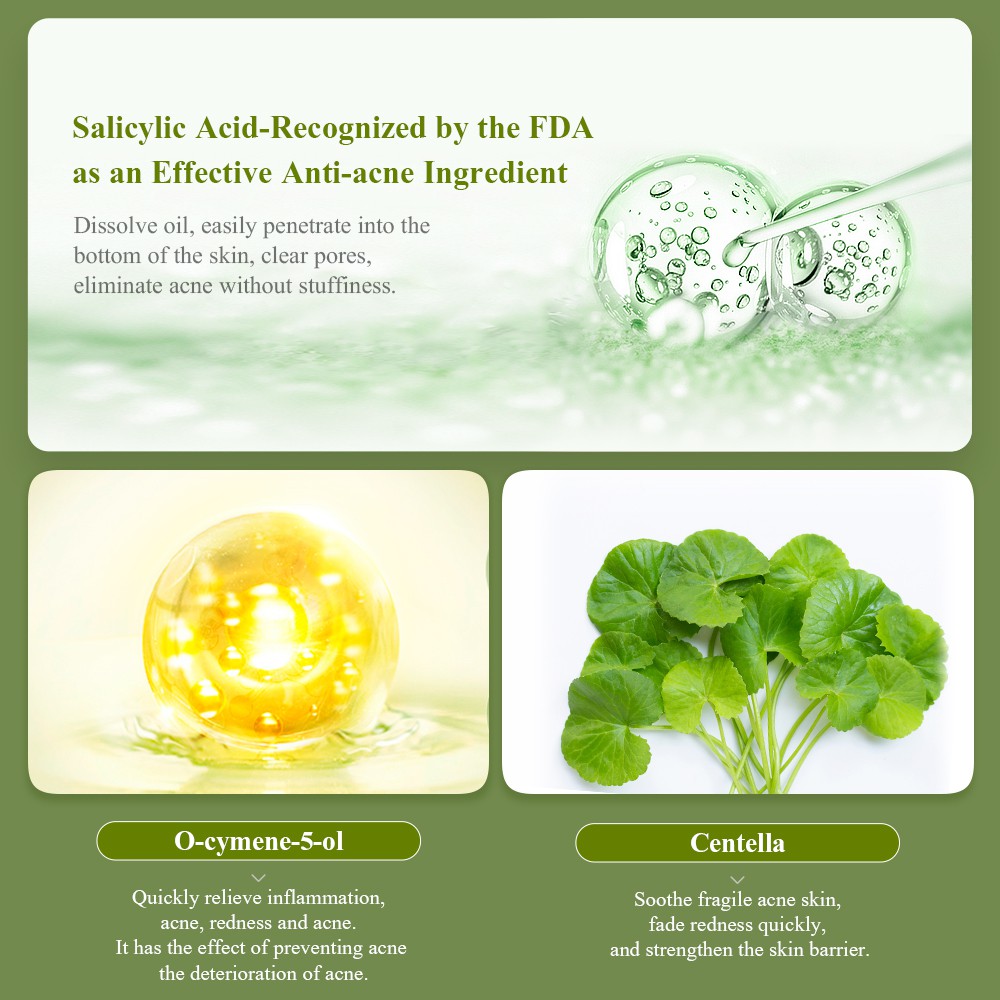 BREYLEE 15g Hỗ Trợ Chăm Sóc Gel Da Và Loại Bỏ Mụn