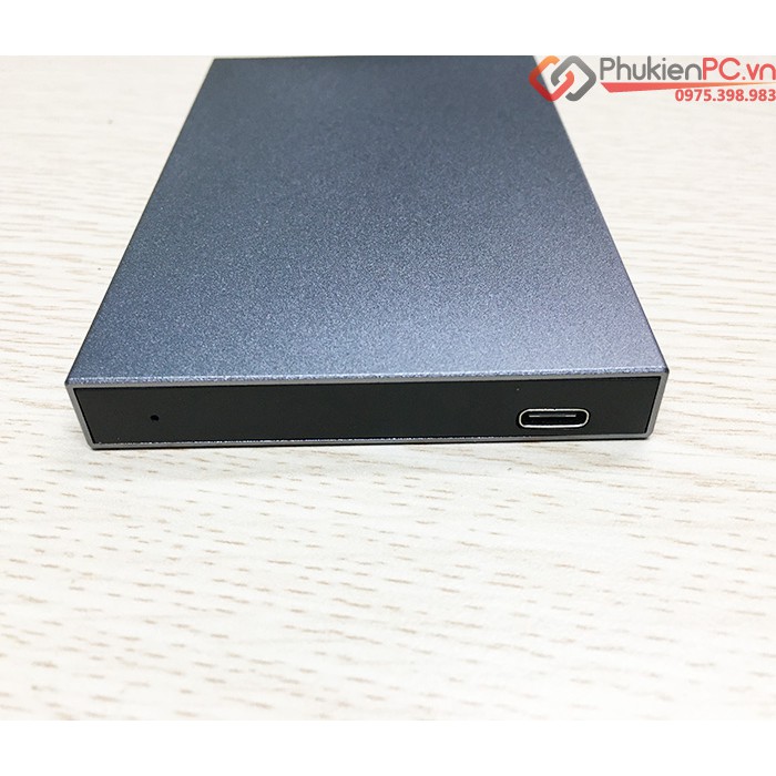 Box SSD HDD 2.5 to Type C vỏ nhôm, biến SSD thành ổ cứng di động