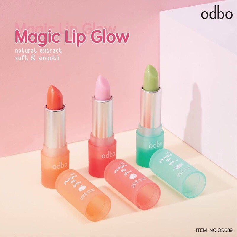 [Hoàn xu 50%] [Hàng Auth - Chọn màu] Son dưỡng môi chuyển màu Odbo Magic Lip