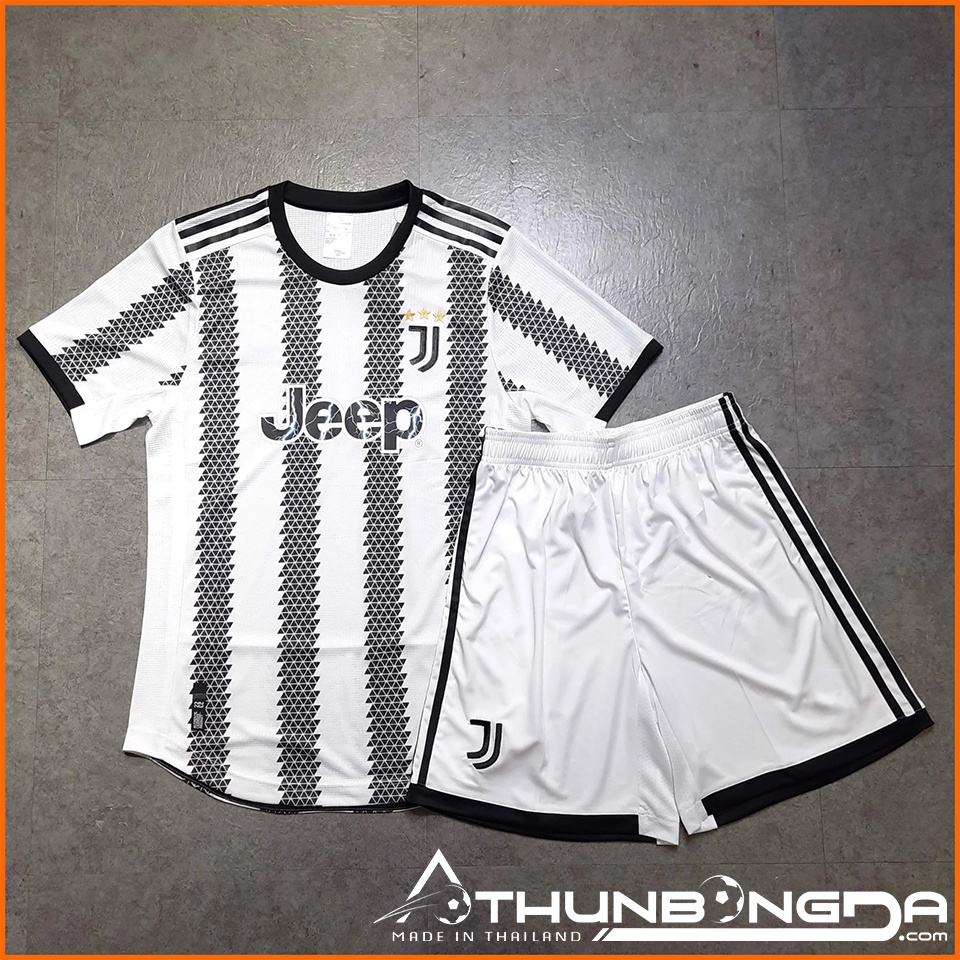 Áo Juventus sọc trắng đen sân nhà 2022/2023, 2022/23 Bản PLAYER Issue Body fit cao cấp
