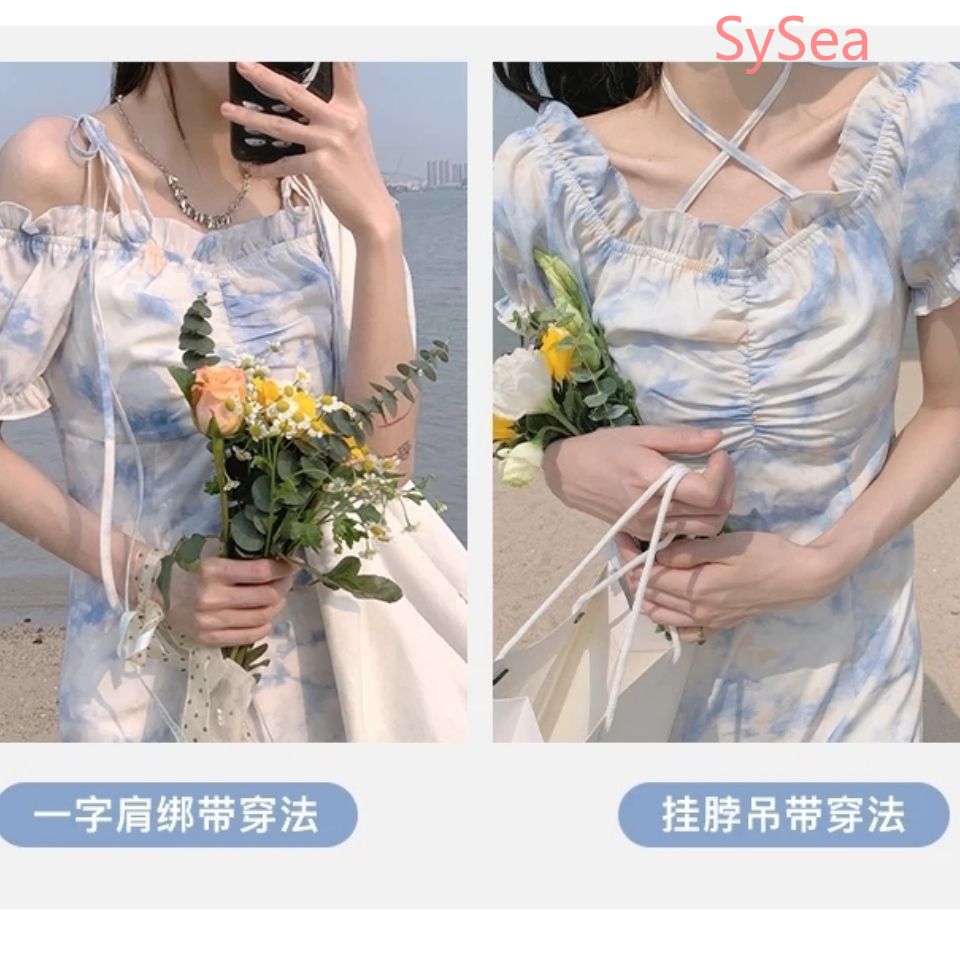 Đầm Midi Trễ Vai Thời Trang Mùa Hè Cho Phái Nữ