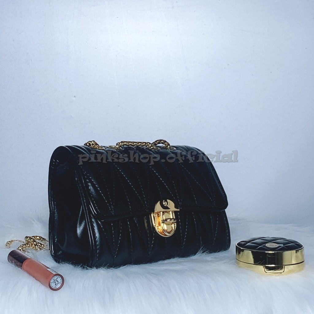 Túi đeo chéo nữ giá rẻ , Túi xách nữ dây xích đeo cực xinh phối mọi loại đồ dễ TSPS30 Pink Shop | BigBuy360 - bigbuy360.vn