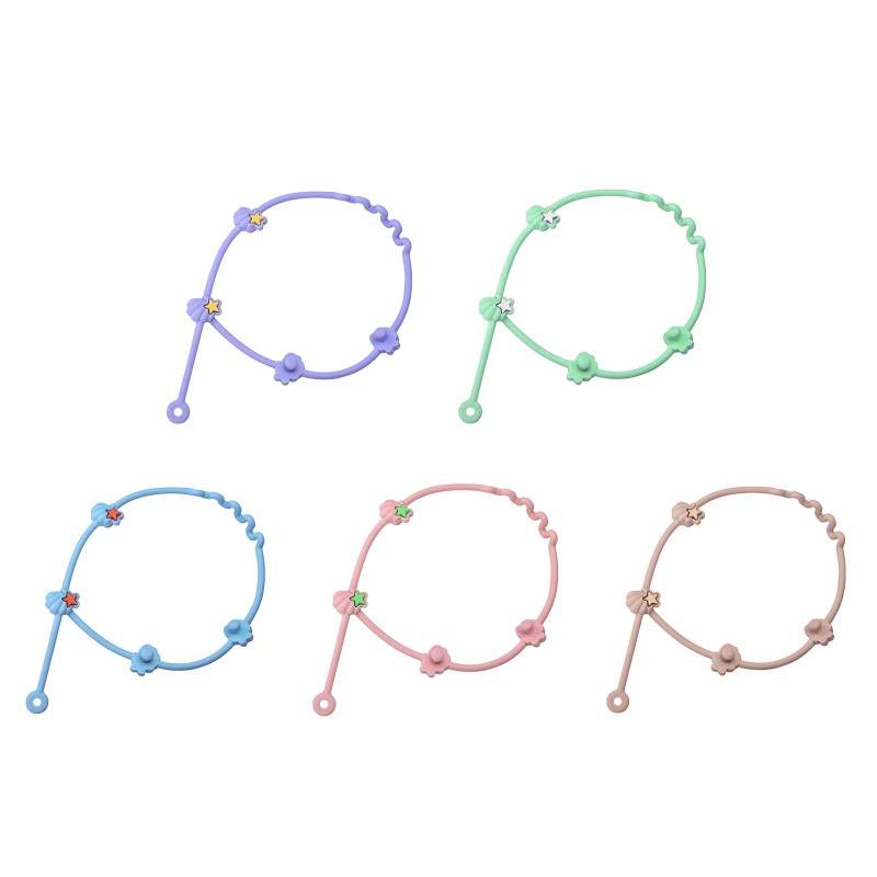 Giá Đỡ Đồ Chơi Bằng Silicon Gắn Xe Đẩy Em Bé Tiện Dụng