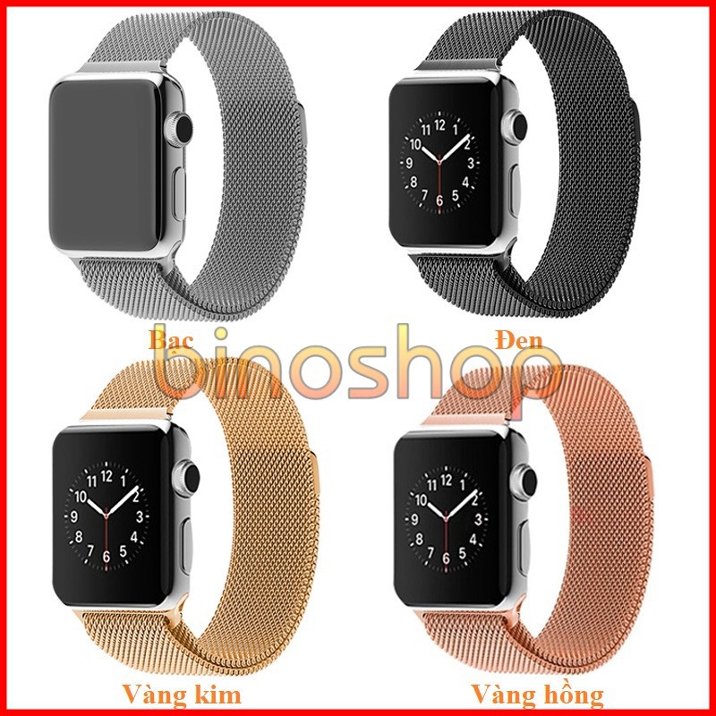 Dây Milanese Loop Apple Watch - Vàng hồng/hồng (38/42mm)