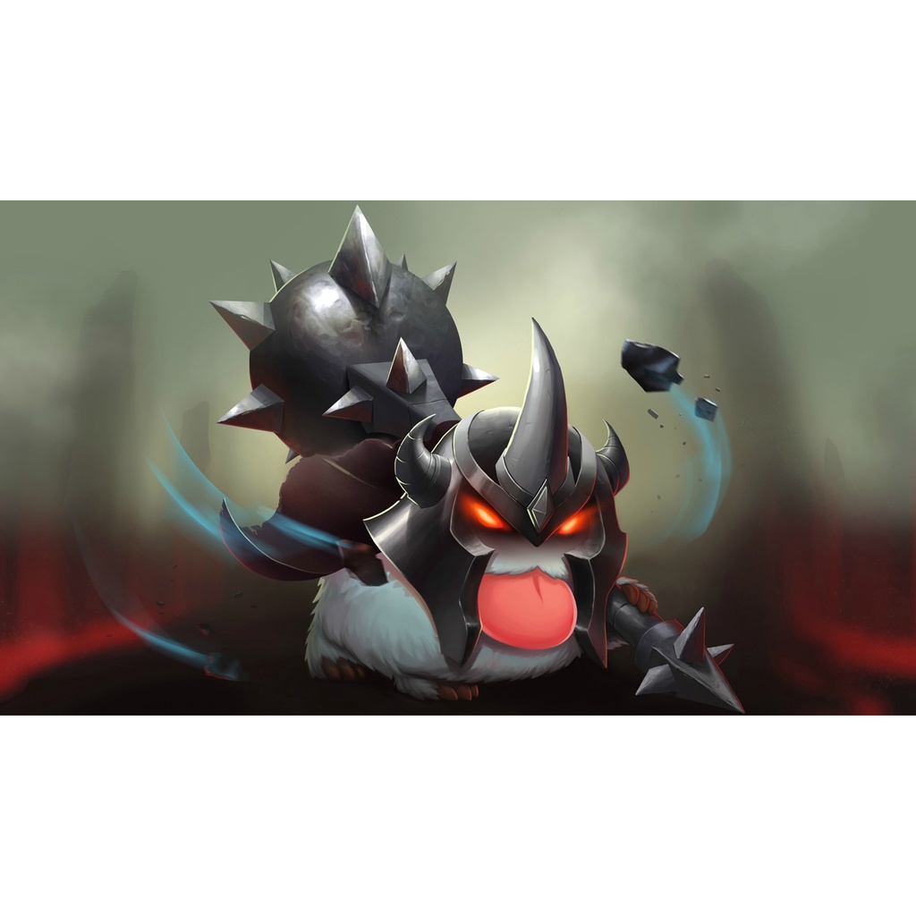 Poster A3, A4, A5 dán tường League of Legends, decal trang trí có keo MORDEKAISER - Mẫu 2, nhận in theo yêu cầu