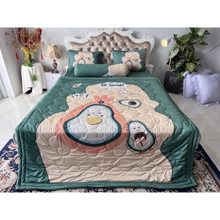 Bộ drap thun lạnh ý 5D cao cấp
