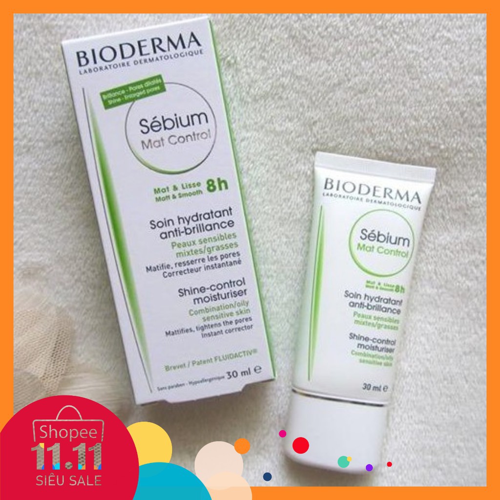 KEM DƯỠNG ẨM KIỀM DẦU BIODERMA MAT CONTROL 30ml