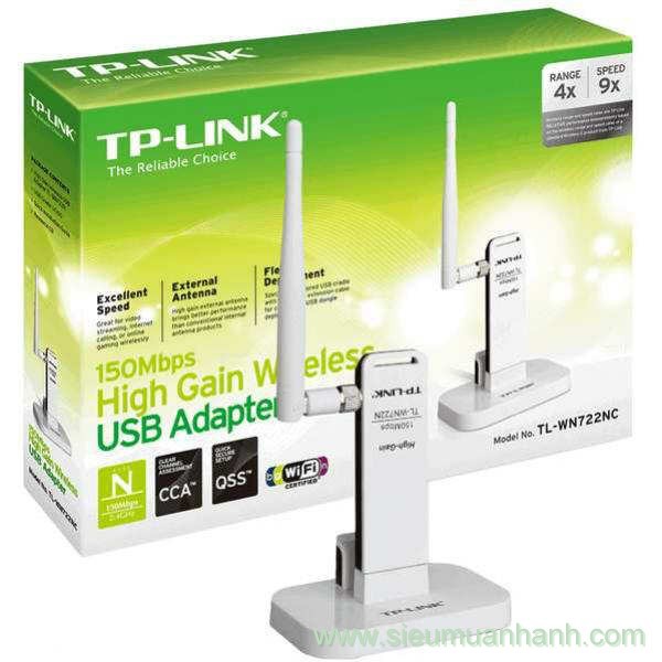 USB WIFI USB TP-LINK 722 CÓ ANTEN | WebRaoVat - webraovat.net.vn