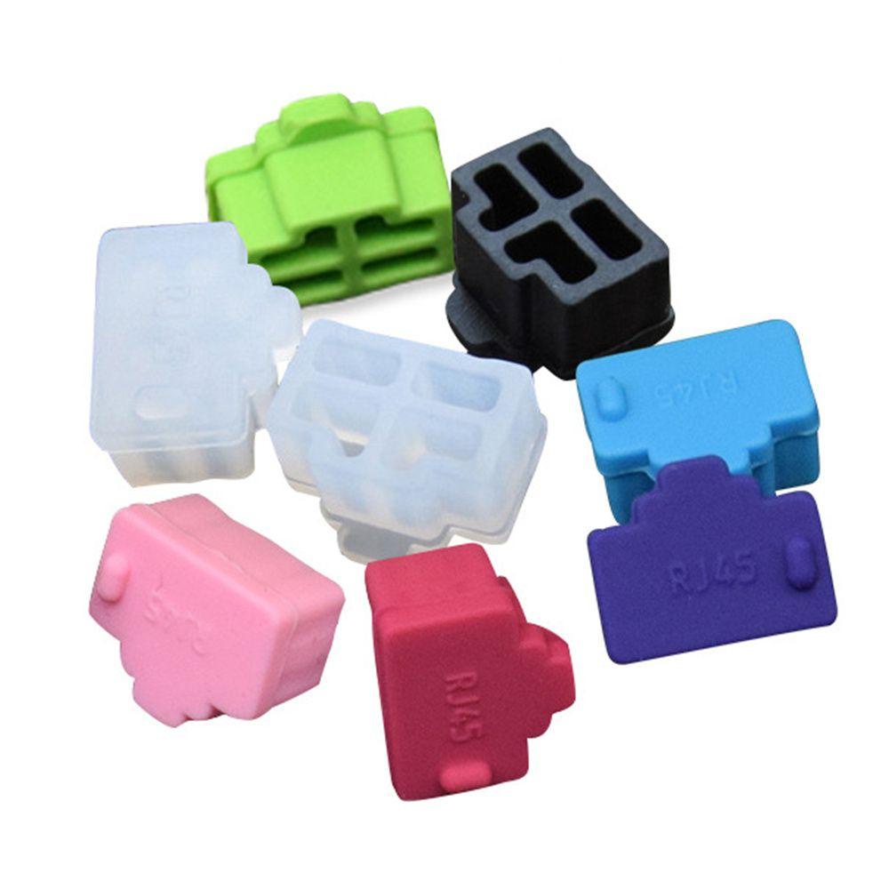 Set 10 Nắp Đậy Cổng Mạng Ethernet RJ45 Chống Bụi Cho Laptop RJ45