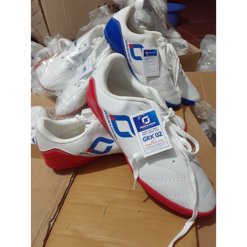 Giày bata đế đinh đá bóng, giày bata đá bóng sân cỏ nhân tạo DONGDUONG 2022