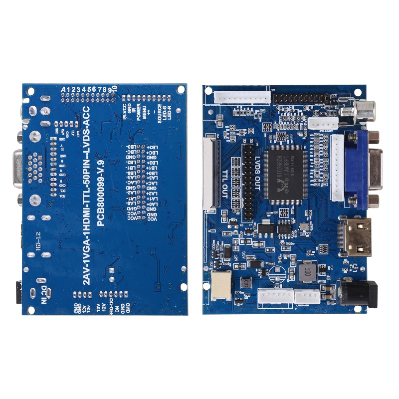 Bảng Mạch Điều Khiển TTL LVDS Hỗ Trợ AT070TN90 / 92 / 94 Driver HDMI1.2