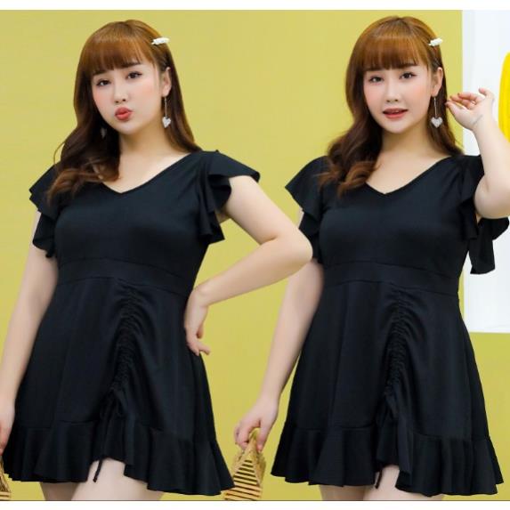 Có Video (Big Size) Bikini Đồ Bơi 1 Mảnh Cho Người Mập 2021 ⚡ \