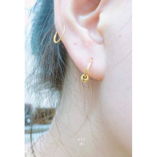 Bông tai bi vàng bé gái