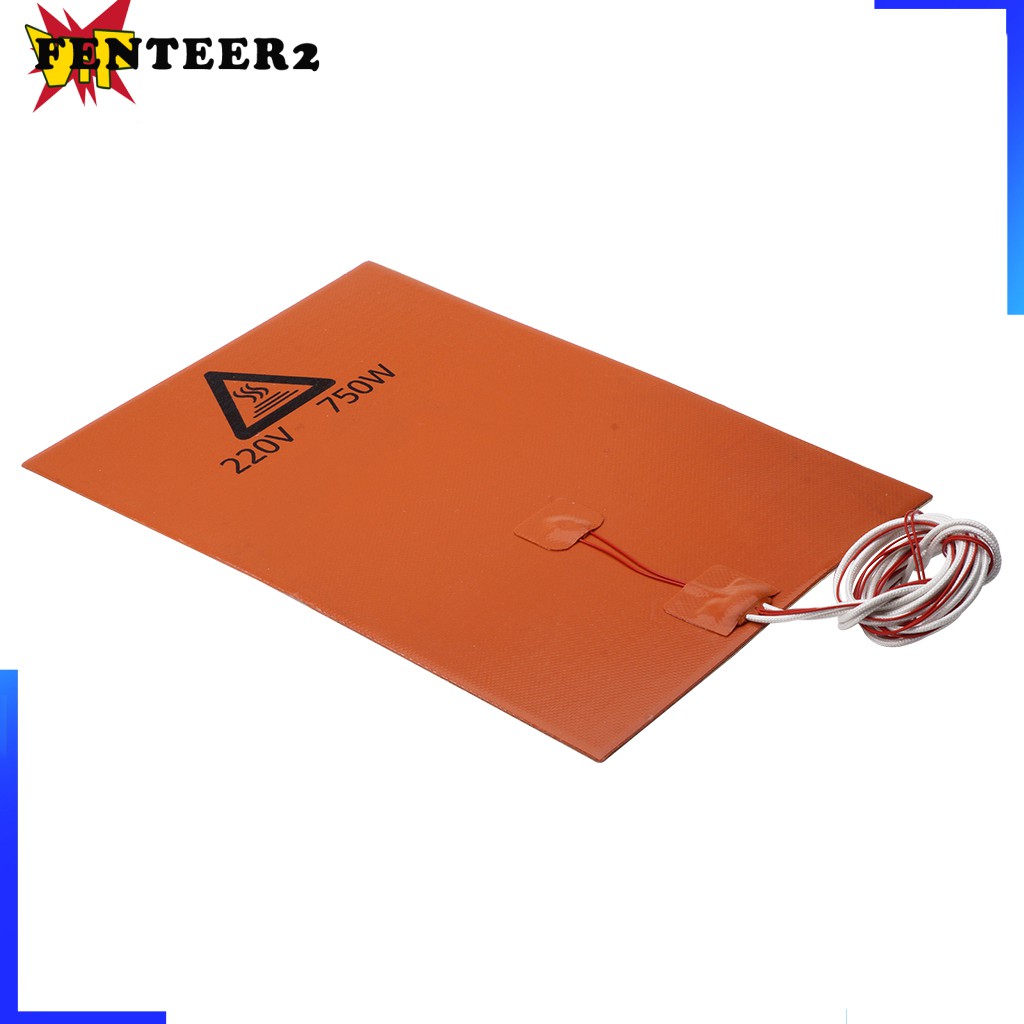 Thảm Nhiệt Silicone 220V / 750W Cho Máy In 3D 200 * 300mm Fenteer2
