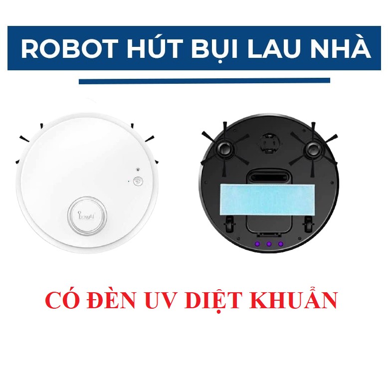 ROBOT HÚT BỤI LAU NHÀ BOWAI MẪU 2021