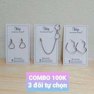 Combo 3 đôi khuyên 100k