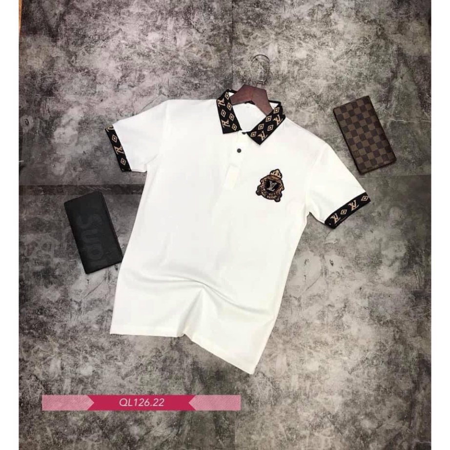 Áo Polo Nam Có Cổ Thêu Logo LV Cao Cấp BB8 [] | BigBuy360 - bigbuy360.vn