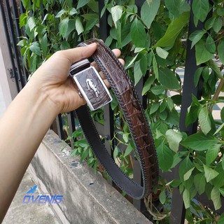Dây nịt nam da cá sấu. [DÂY CÓ ĐAN VIỀN THỦ CÔNG RẤT BỀN VÀ ĐẸP]