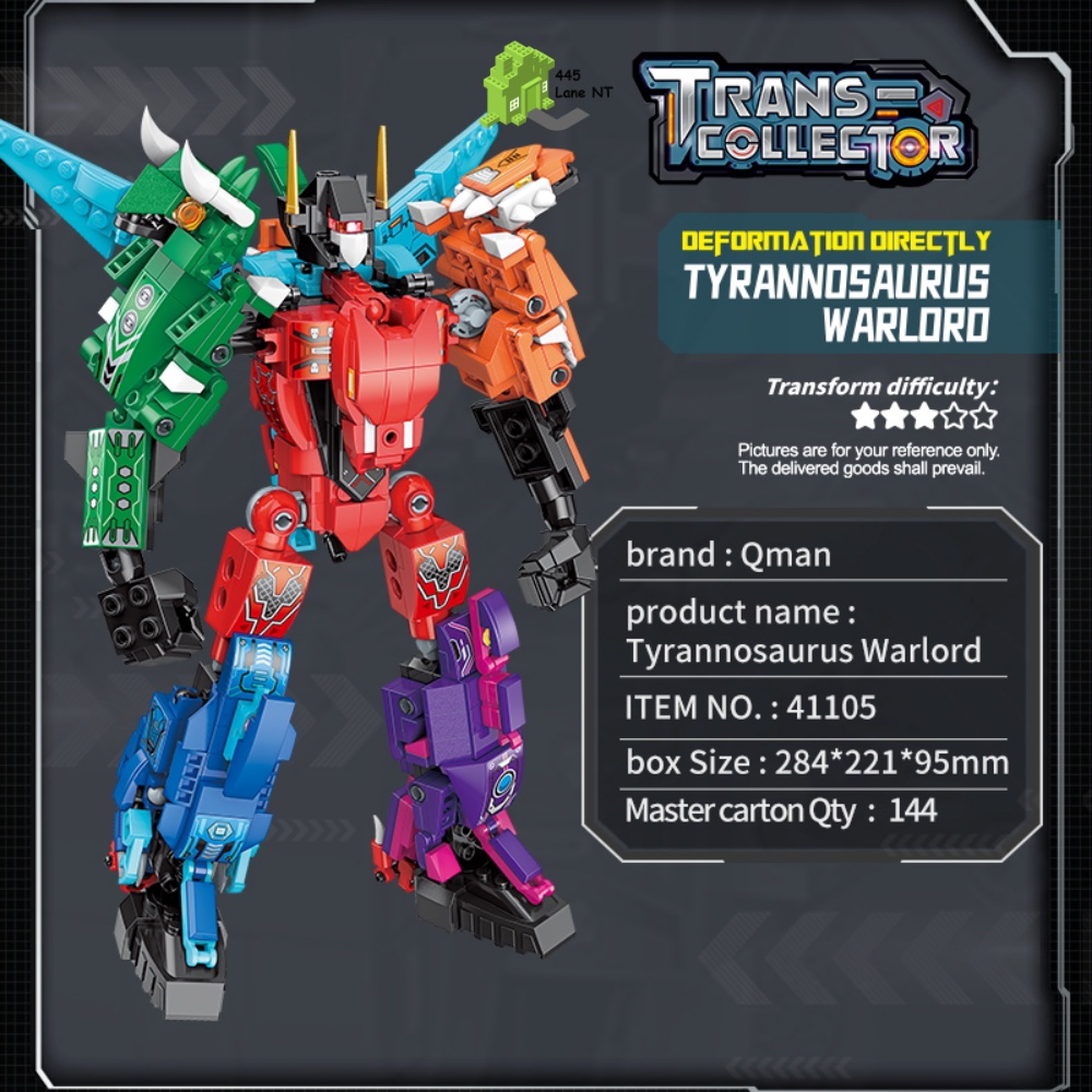 Lego Khủng Long Lắp Ráp Qman 41105 Robot Mech Dinosaur 6 Trong 1 Gồm 521 Chi Tiết Cho Trẻ Từ 6 Tuổi