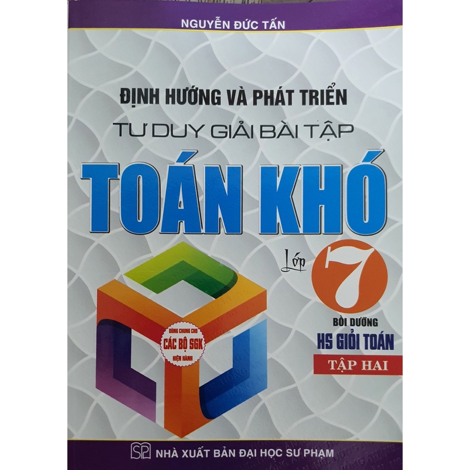 Sách - Combo Định Hướng Và Phát Triển Tư Duy Giải Bài Tập Toán Khó Lớp 7 Tập 1 + 2