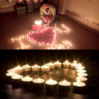 Nến tealight không khói, không mùi