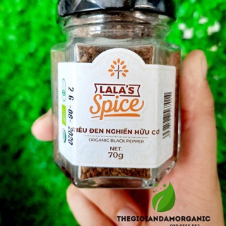 Tiêu bột hữu cơ Lala’s Spices 50g