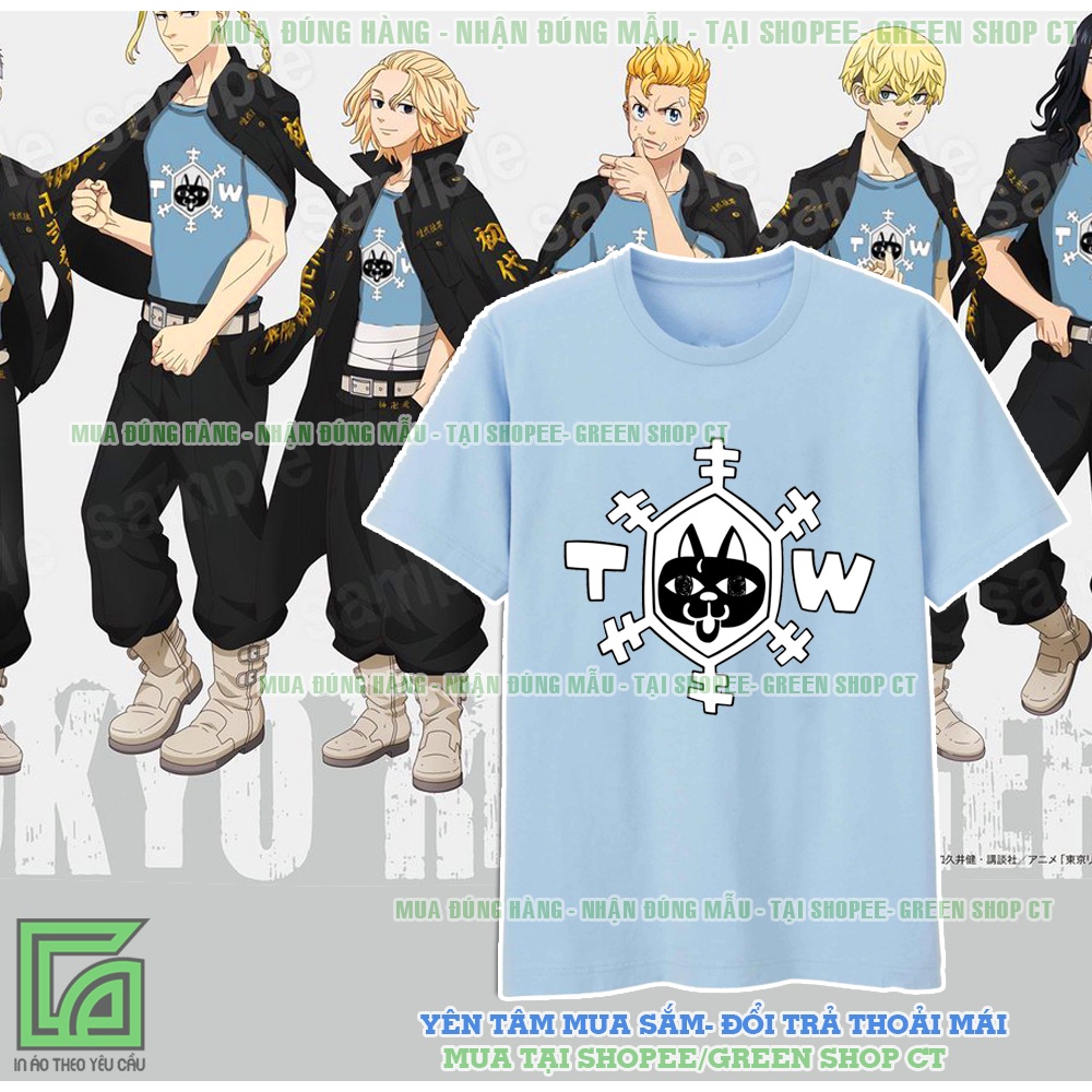 Áo Thun Bang Phục Thousand Winters Gang Tokyo Revengers Vải Thái Mềm Mát S400