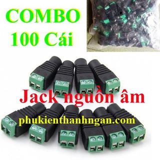 100 jack DC nguồn 12v Âm VẶN VÍT - jack DC Âm VẶN VÍT - jack 12v cái - jack nguồn camera âm