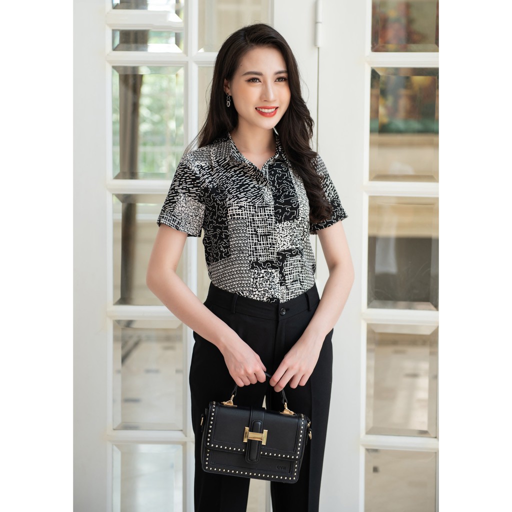 Quần tây công sở nữ cạp lưng cao - màu trắng/đen - dáng dài ống đứng khóa kéo - Vải tuyết mưa chất - mặc đi làm đi chơi | BigBuy360 - bigbuy360.vn