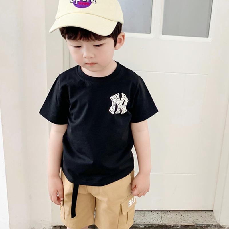 Áo Thun Nam Tay Ngắn In Chữ Phong Cách Hàn Quốc