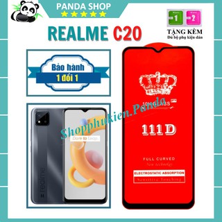💎CAO CẤP💎 Kính Cường Lực Realme C20 - Full màn hình 111D và trong suốt - Độ cứng 10H - Độ trong suốt cực cao.