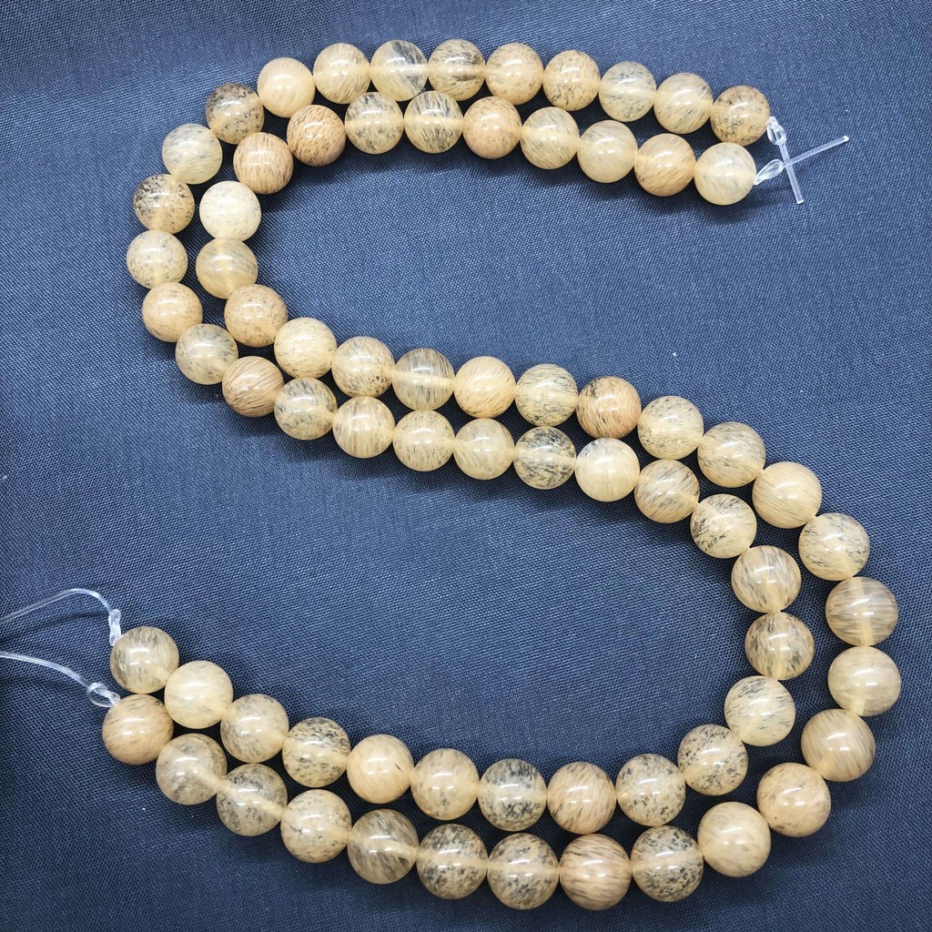 Hạt Thủy Tinh Thạch Anh Đào Kích Thước 4-12mm Tự Làm Đồ Trang Sức