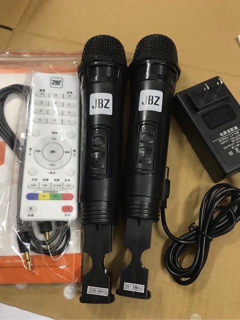 (Tặng 2 mic) loa kéo JBZ 109 3 tấc